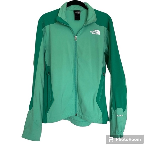 The North Face Soft Shell Apex Green Jacket | M - Picture 2 of 8